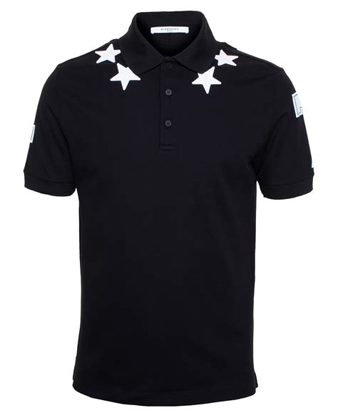 givenchy star polo t shirt